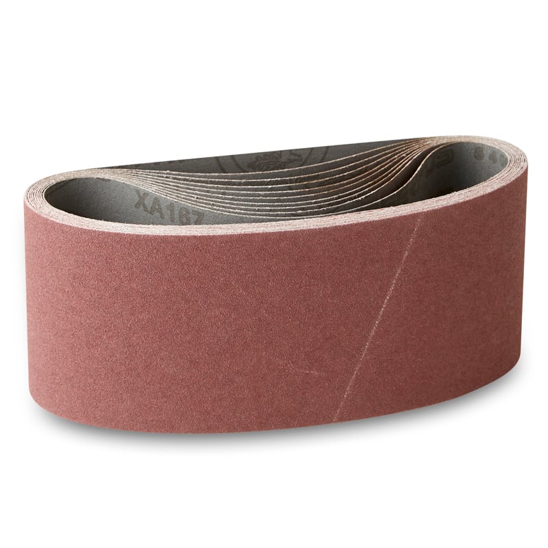 100x620mm Lærreds Slibebånd 10 Stk  Korn P24