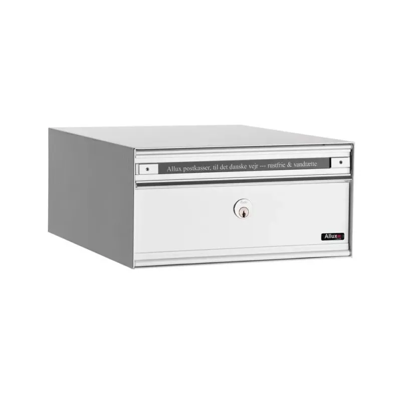 Allux Pc1 Uden Lås   Modul Hvid    Stållåge Systempostkasse F47805-5h