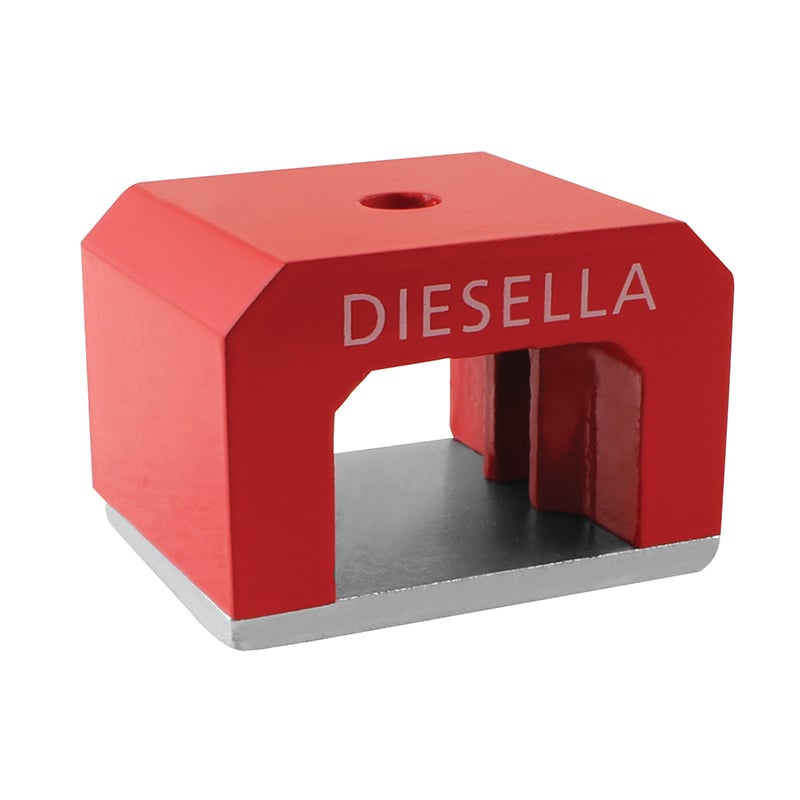 Alnico Hestesko Magnet - 40x25x25 mm, 90N Styrke