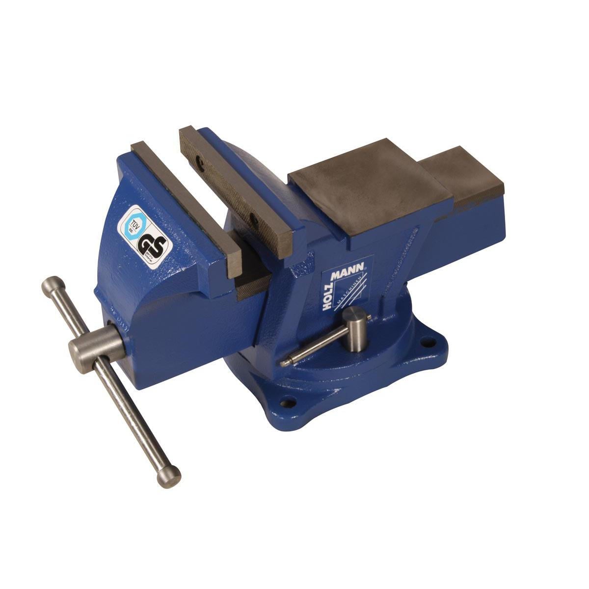 Bænkskruestik 125 Mm Med Drejeskive Holzmann Wbs125n