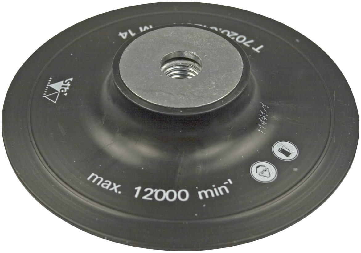 Bagskive   Fiberrondel Hård ø125ã M14