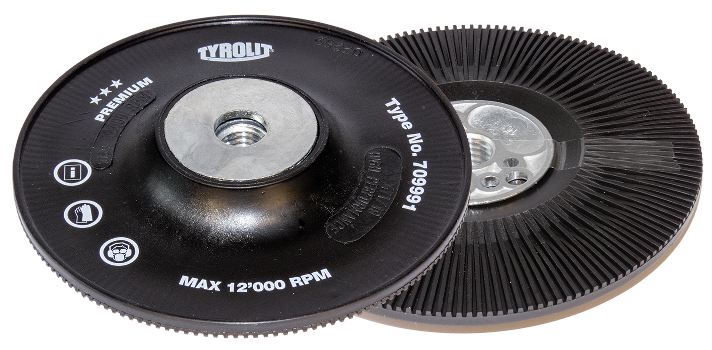 Bagskive Fiberrondel Turbo ø125ã M14