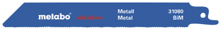 Bajonetsavkl  Til Metal 150mm Bim 18tpi Flex Pk