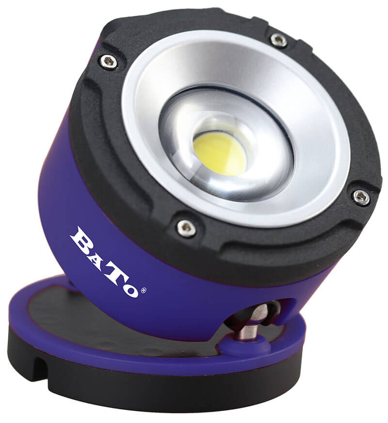Bato Arbejdslampe Led Cob 6w Rund Model 360â Drejefod Opladelig