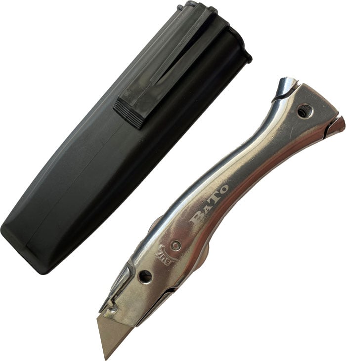 Bato Hobbykniv  Quot Shark Quot  Fast Blad Type 1992 Med Bælteskede