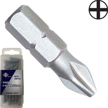 Bato     Quot  Bits Ph1   25mm  40 Stk  Pk