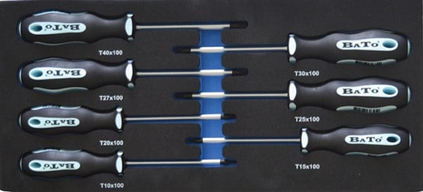 Bato Skruetrækkersæt Torx 10-40 Eva