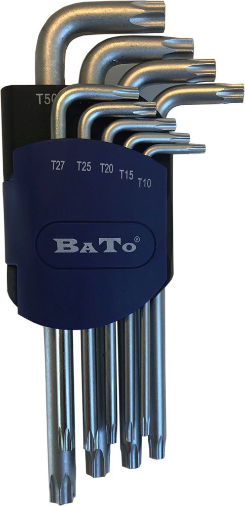 Bato Stiftnøglesæt Torx 10-50  Blank    Dele