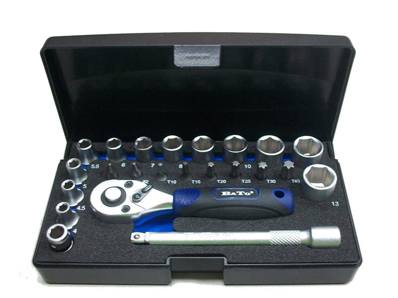 Bato Top Bitssæt 6kt - 13mm, 23 Dele til Specialpriser
