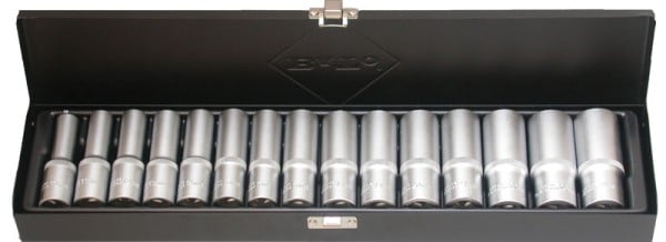 Bato Topsæt Lang - 12kt 10-24mm, 15 Dele Tilbud!