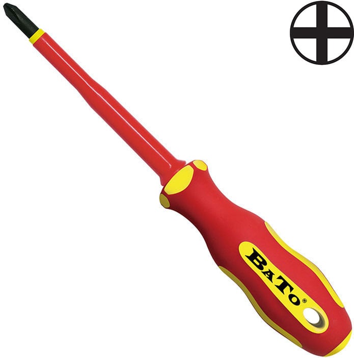 Bato Vde 1000v Skruetrækker Ph1   80mm