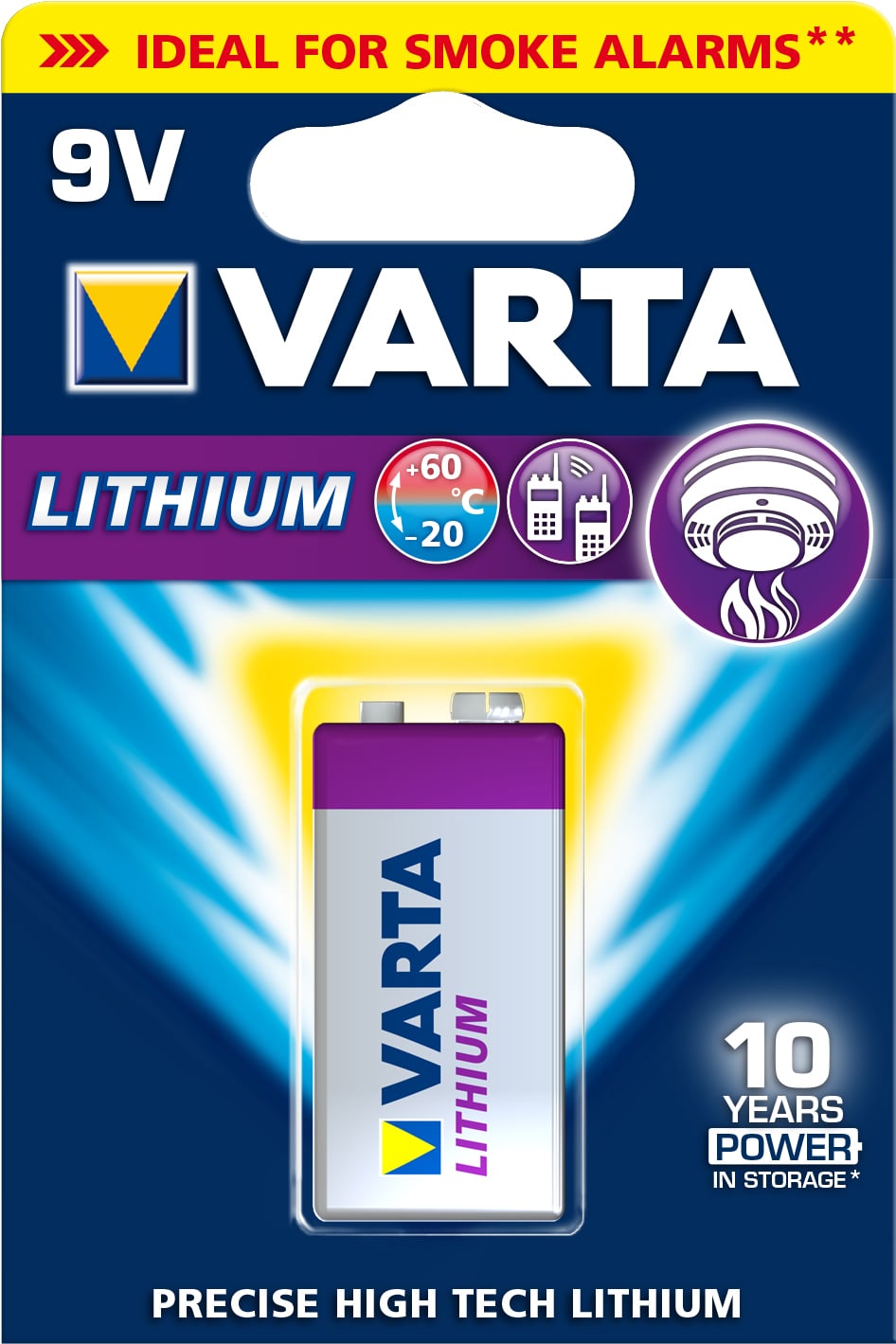 Batteri Ultra Lithium 9v
