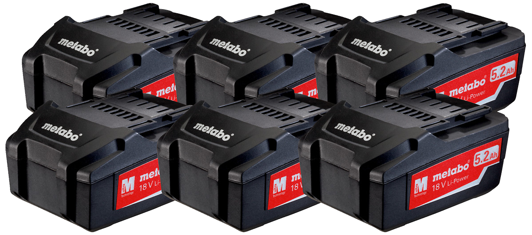 Batteri 18v   2ah Li-power Ultra-   6stk