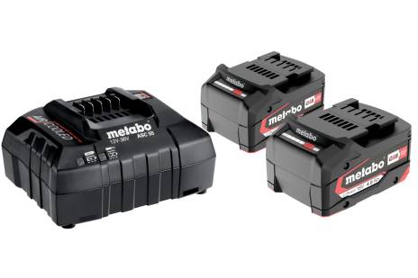 Batterisæt Med 2ã 18v   0ah Li-power   Lader Acs 55