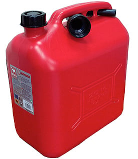 20 Liter Rød Benzindunk - Sikker Opbevaring og Transport