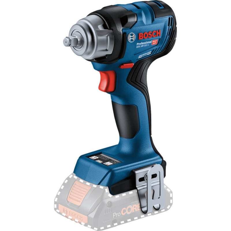 Bosch Akkuslagnøgle Gds 18v-320   2x4ah Pc  -boxx 136 06019l5101