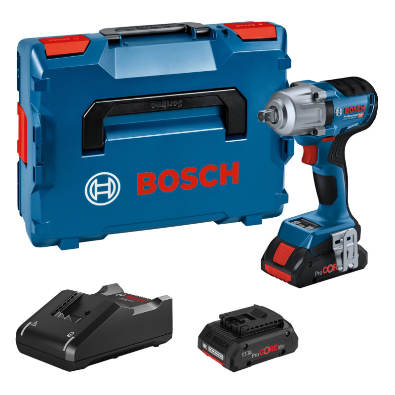 Bosch Akkuslagnøgle Gds 18v-450 Pc 2x4ah Pc  -boxx 06019k4102