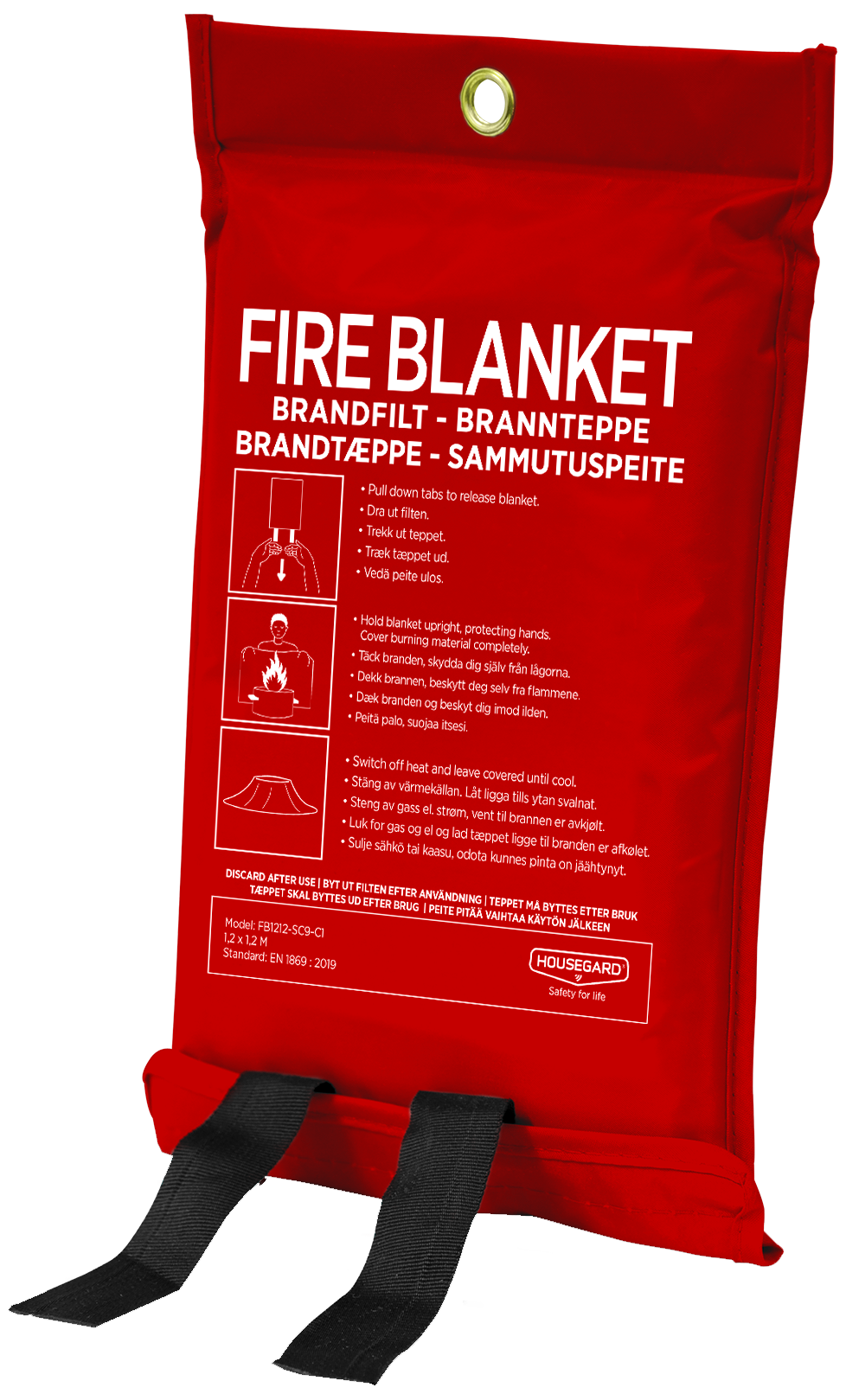 Brandtæppe Housegard 120   120cm