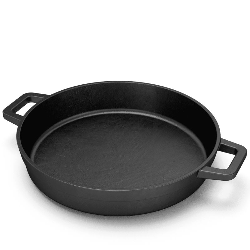 Bstrd Fry Pan Cast Iron Large 28 Cm