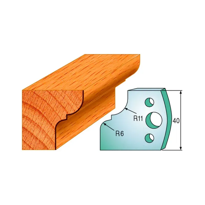 Cmt Profilknive Sæt 40mm Nr  112 690 112