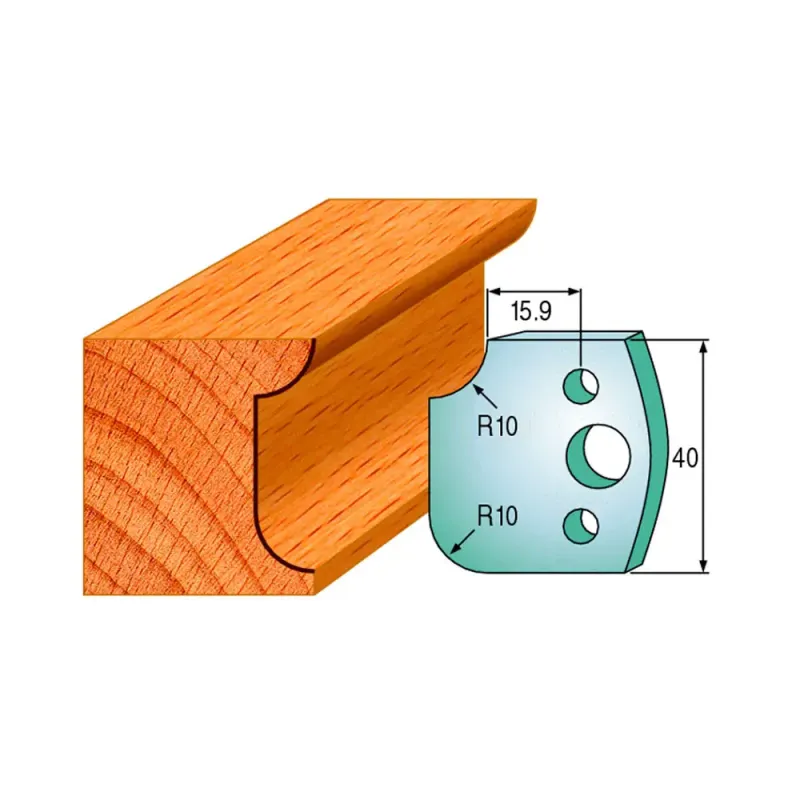 Cmt Profilknive Sæt 40mm Nr  175 690 175