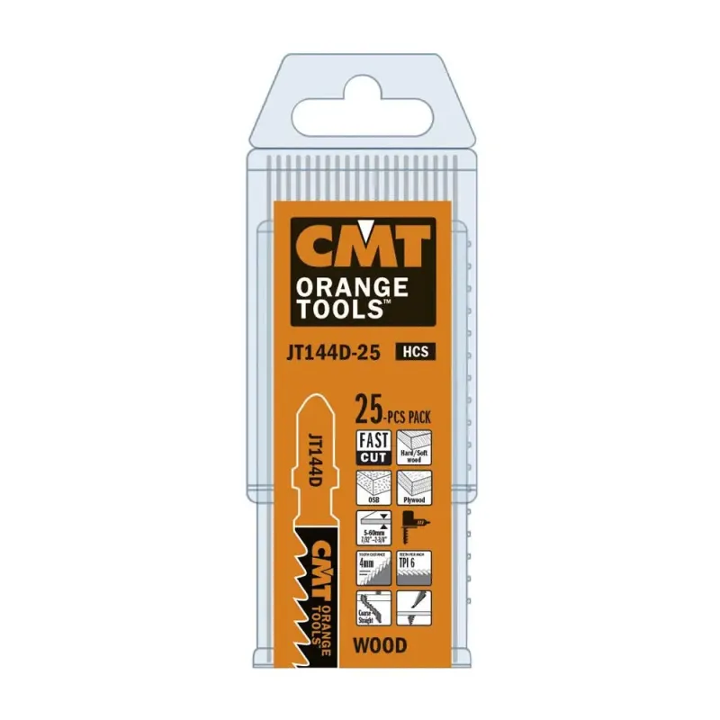 Cmt Stiksavklinge 75mm Hcs Fast Jt144d-25
