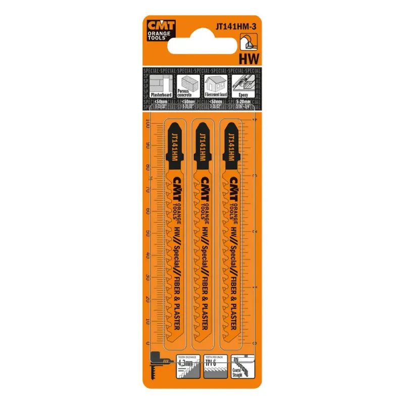 Cmt Stiksavklinge 75mm Hm Fibercement Jt141hm-