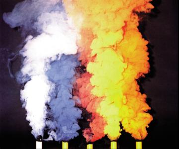Colour Smoke Ax- Røgpatron Orange