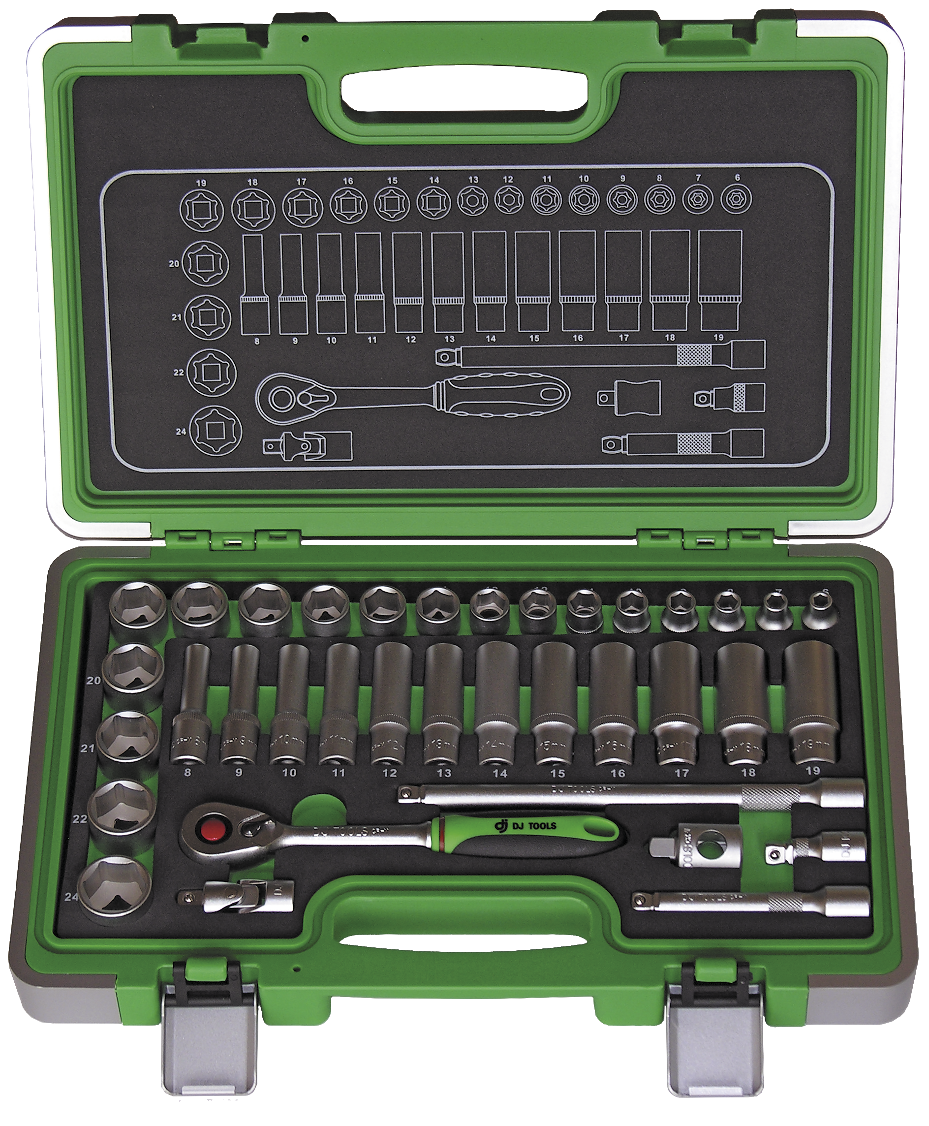 Dj Tools Topnøglesæt Quot 36 Dele