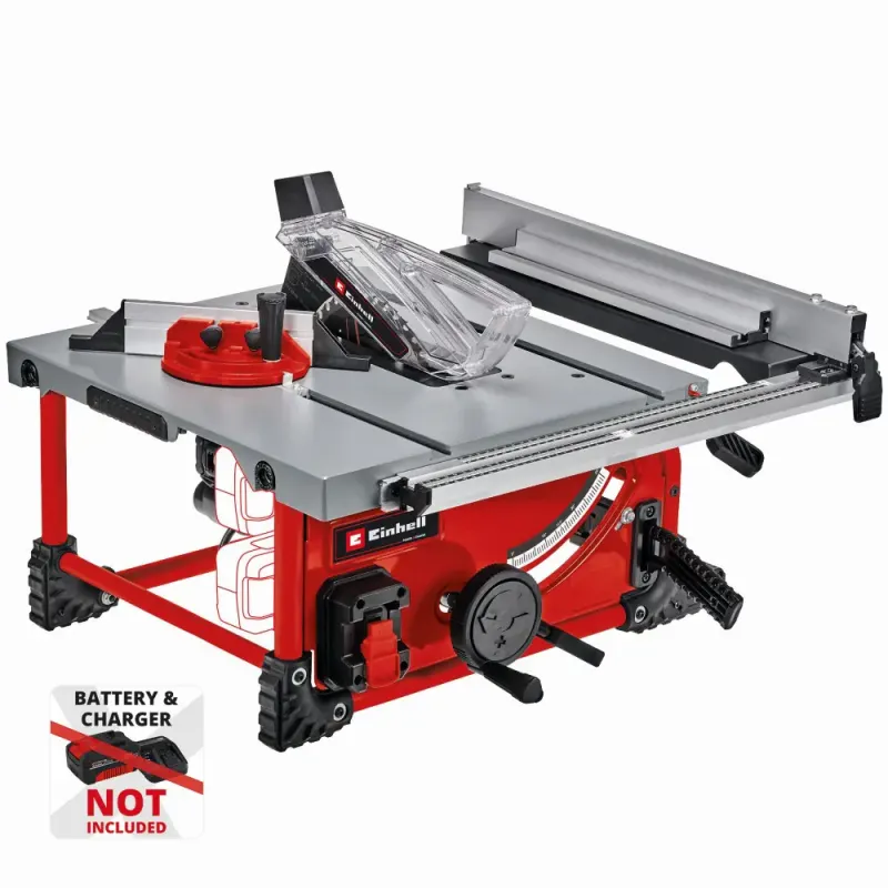 Einhell Te-ts 36 210 Li Akku Bordrundsav 2x18 Volt   Batteri Og Lader