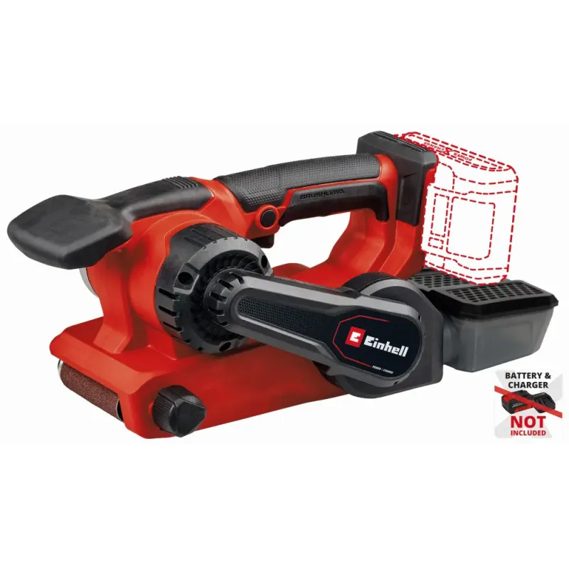 Einhell Tp-bs 18 457 Li Bl Akku Båndsliber   Batteri Og Lader