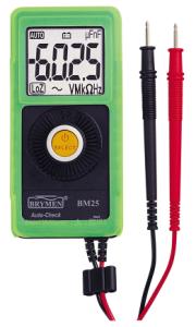 Elma 25a Lommemultimeter Med Automatisk Ac Dc Valg