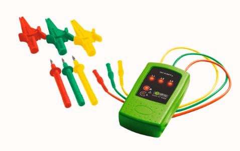 Elma Rt606a Fasefølge- Drejefelttester Iec 61010- Kat Iii