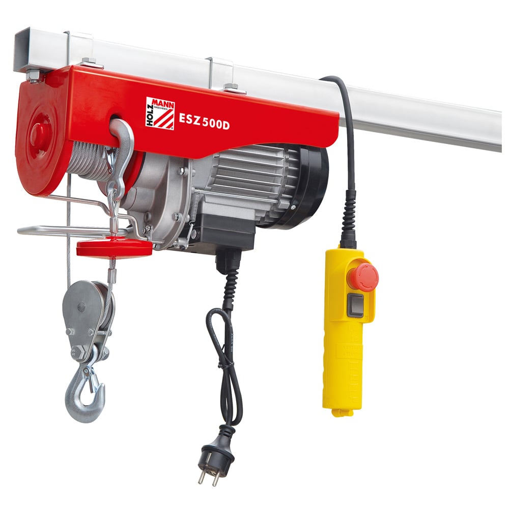 Esz500d 230v El Trækspil 500 Kg Holzmann