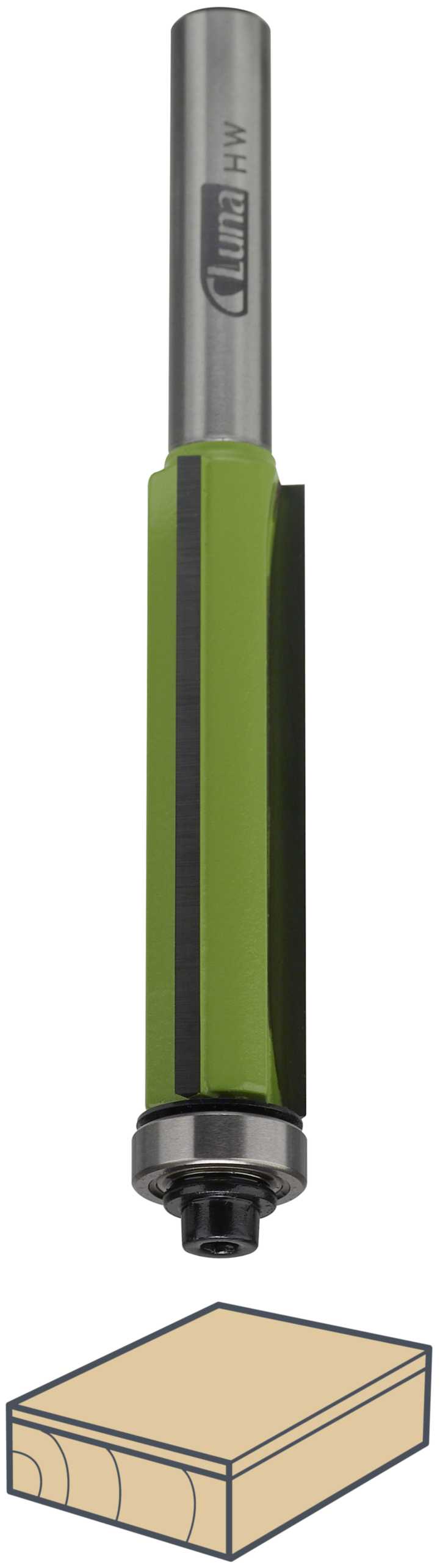 Kantfræs Hm 13x50mm 8mm
