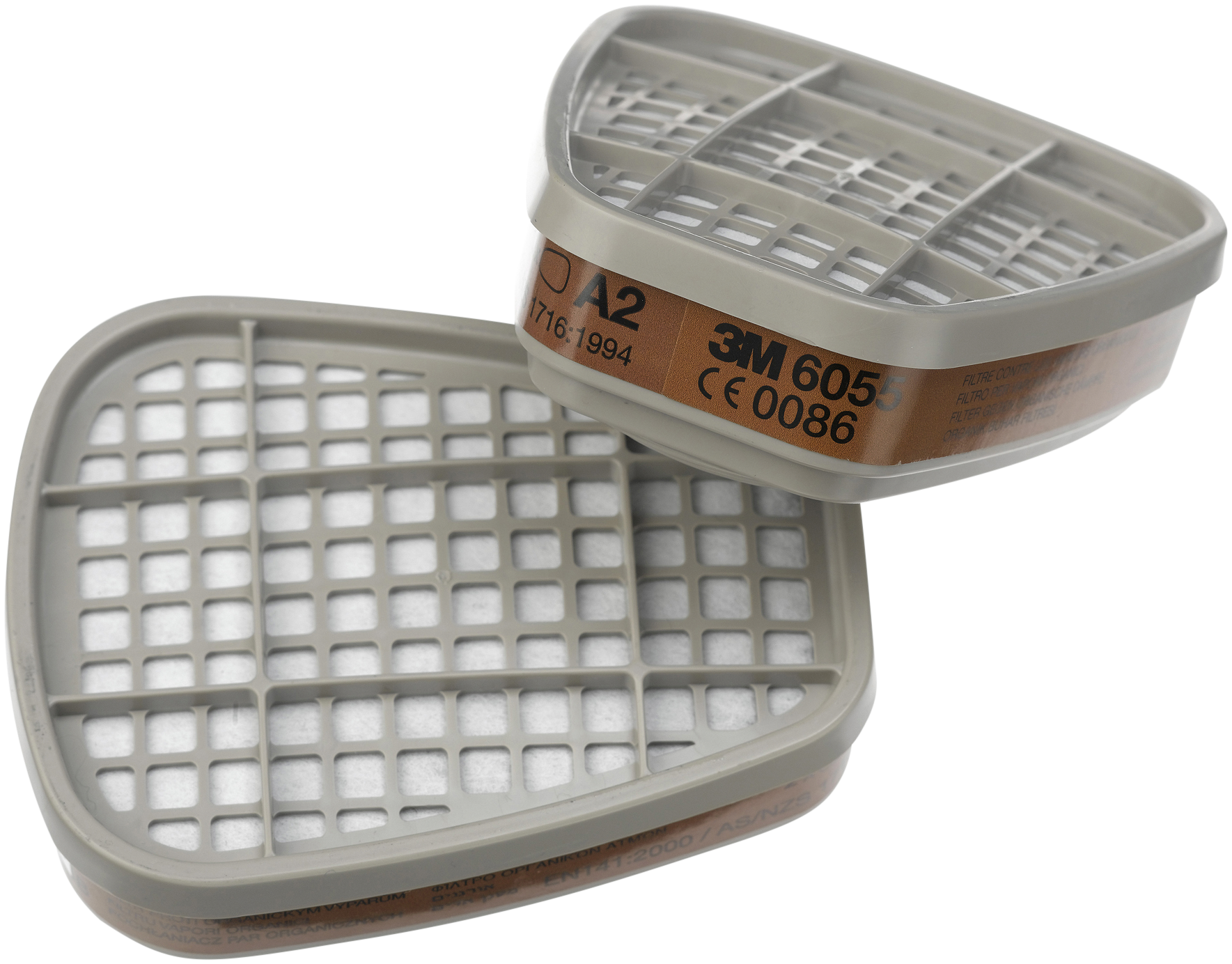 Filter A2 Mod Organiske Dampe  6055  Pakke   2stk
