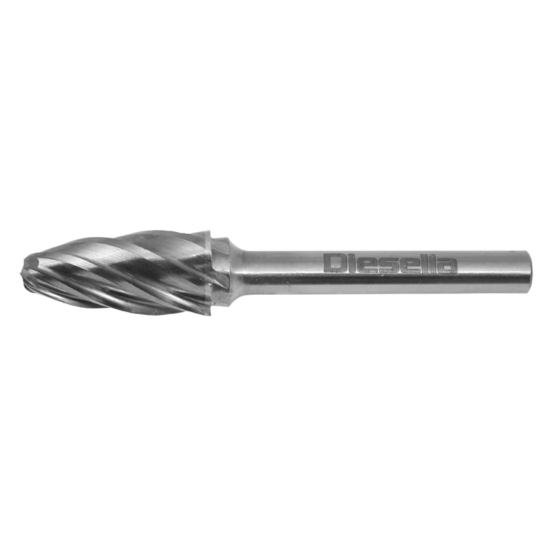 Fræsestift Hm ø10x20 Mm Form    Alu  Cut  Med ø6 Mm Skaft