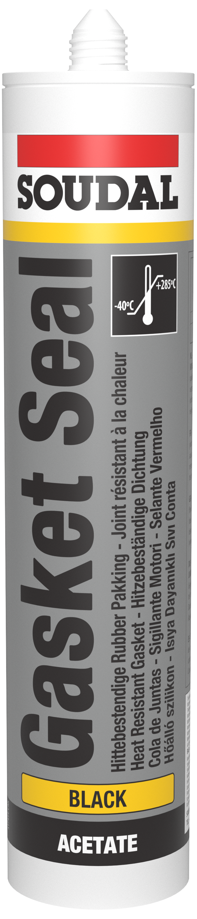 Gasket Seal Siliconetætning Sort 310ml