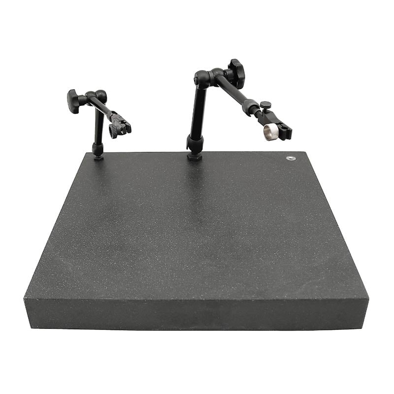 Granitbord 400x400x50 Mm Med 3xm8 Gevindhuller Din 876 Grad