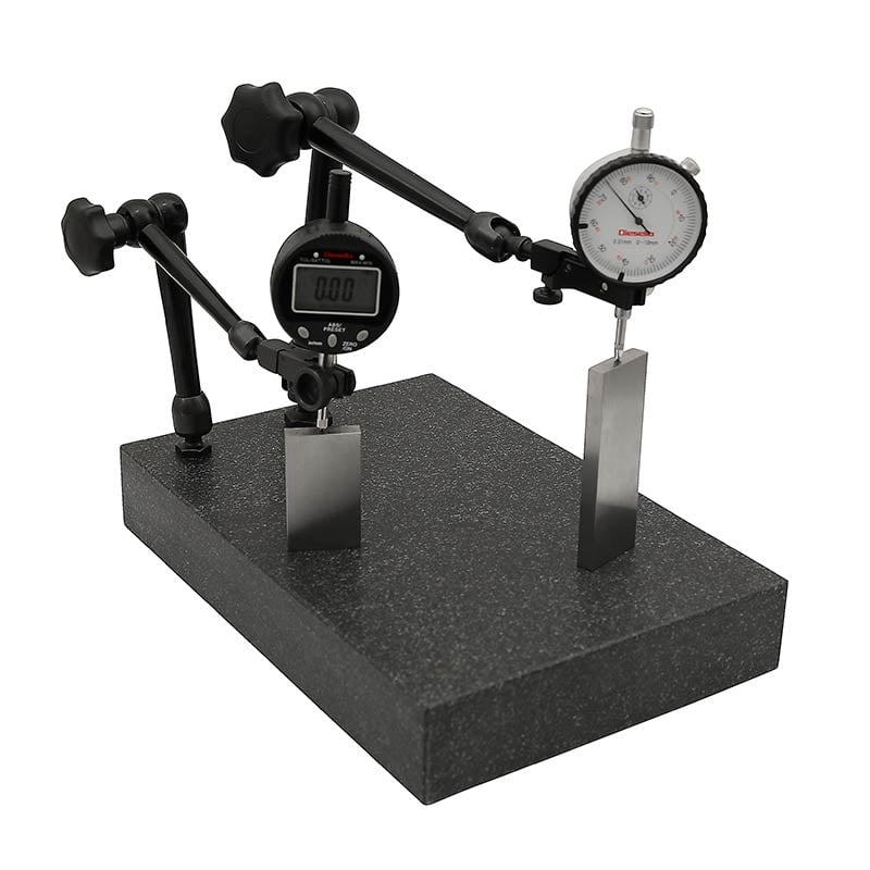 Granitbord 300x200x50 Mm Med 2xm8 Gevindhuller Din 876 Grad