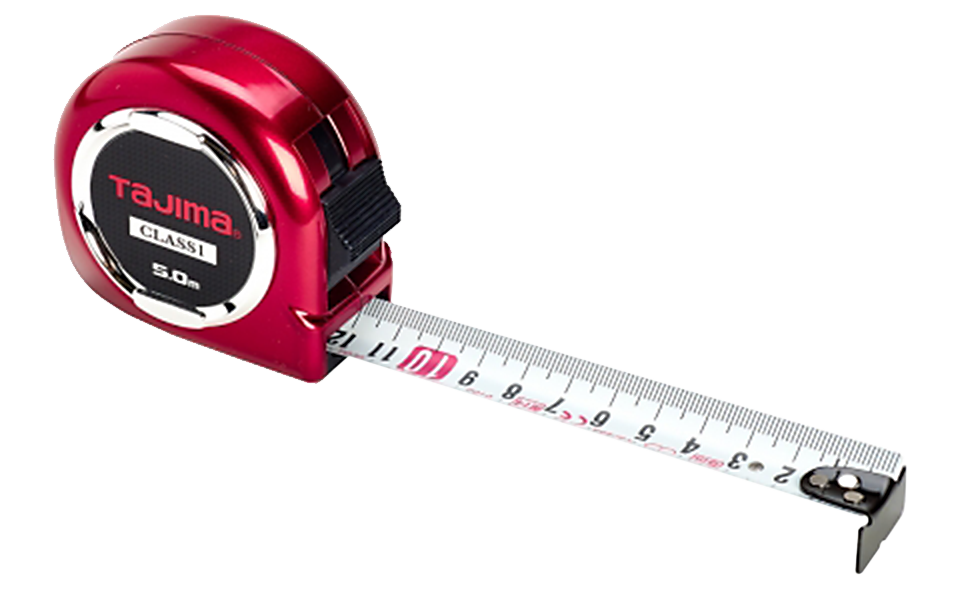 Hi-lock Båndmål Rød Kl   25 Mmã   Mtr