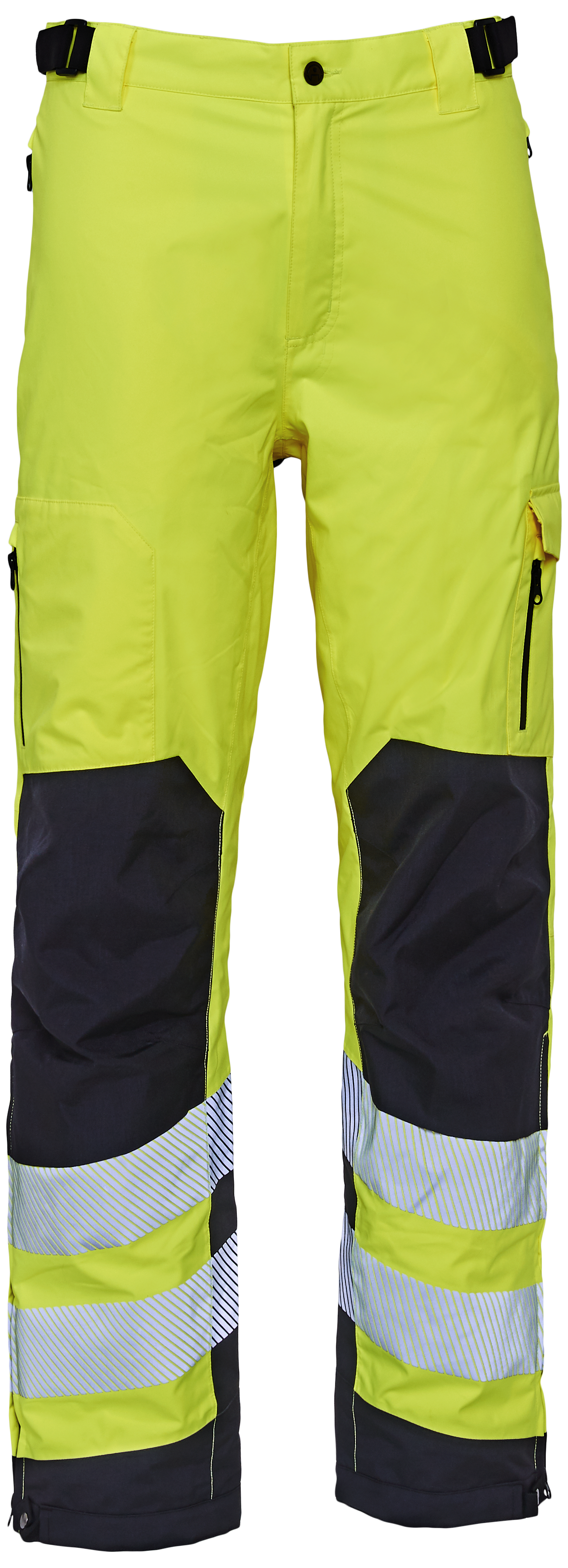 Hi-vis Arbejdsbukser Stretch 182400r Gul Sort Str  Xs