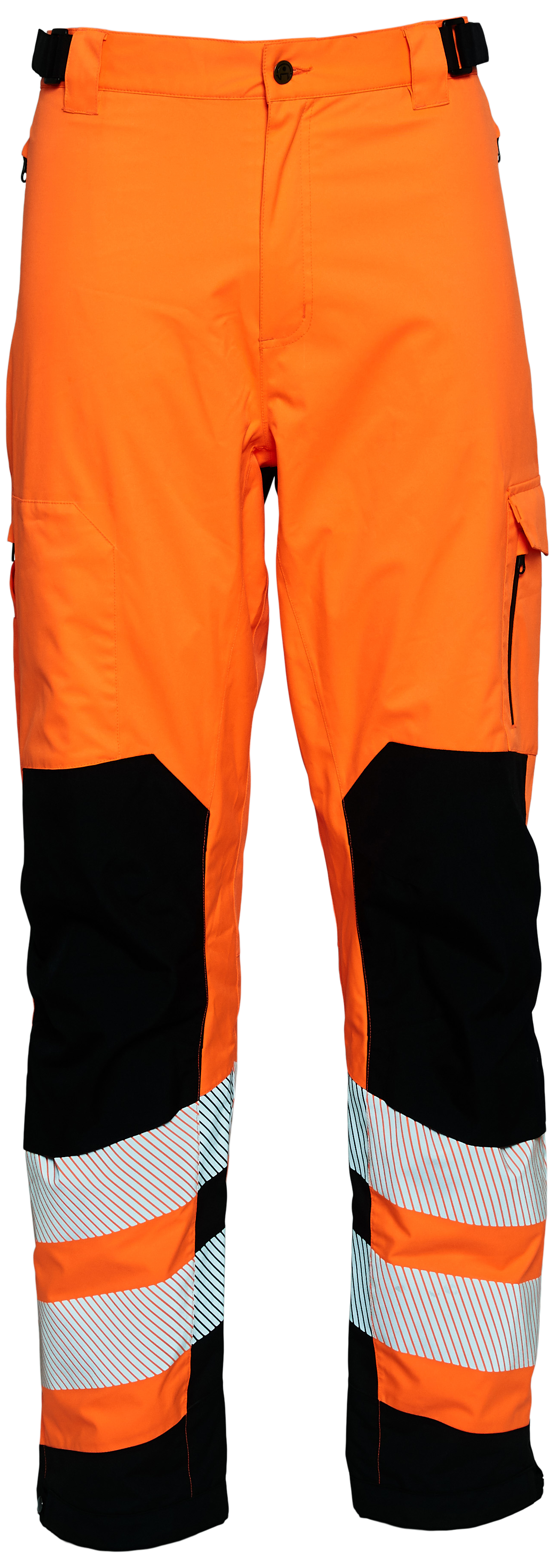 Hi-vis Arbejdsbukser Stretch 182400r Orng Sort Str  Xs