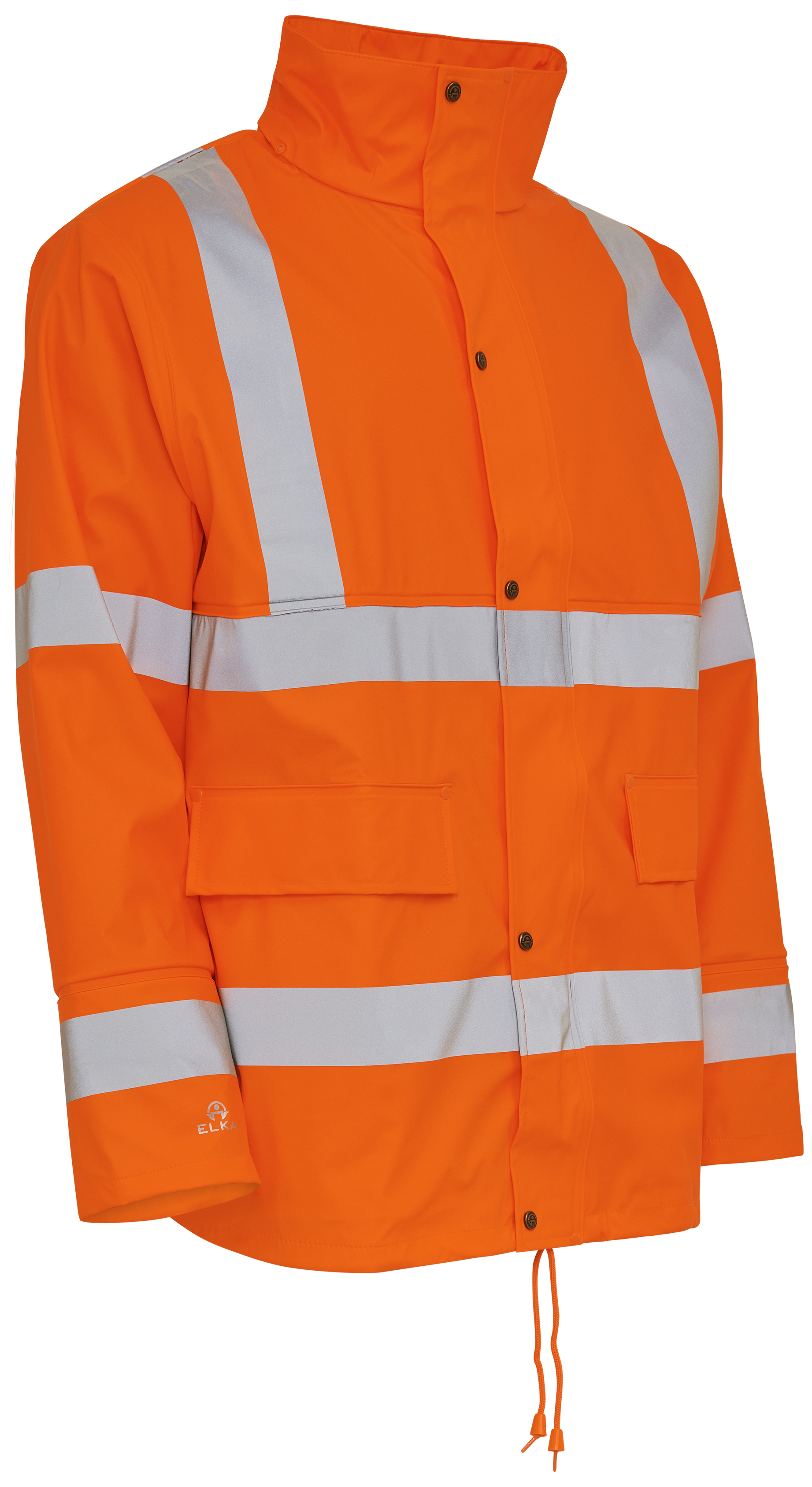 Hi-vis Jakke   Refleksstriber 026300r Orange Str  Xs