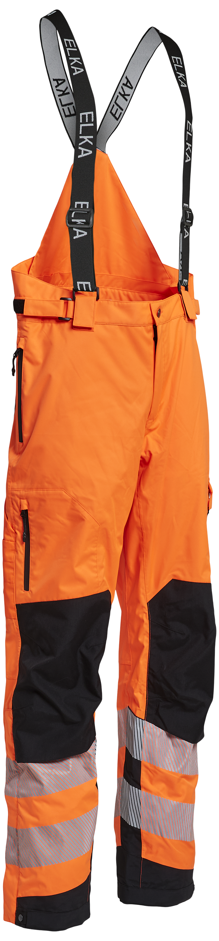 Hi-vis Kombibukser Stretch 182401r Orange Sort Str  Xs