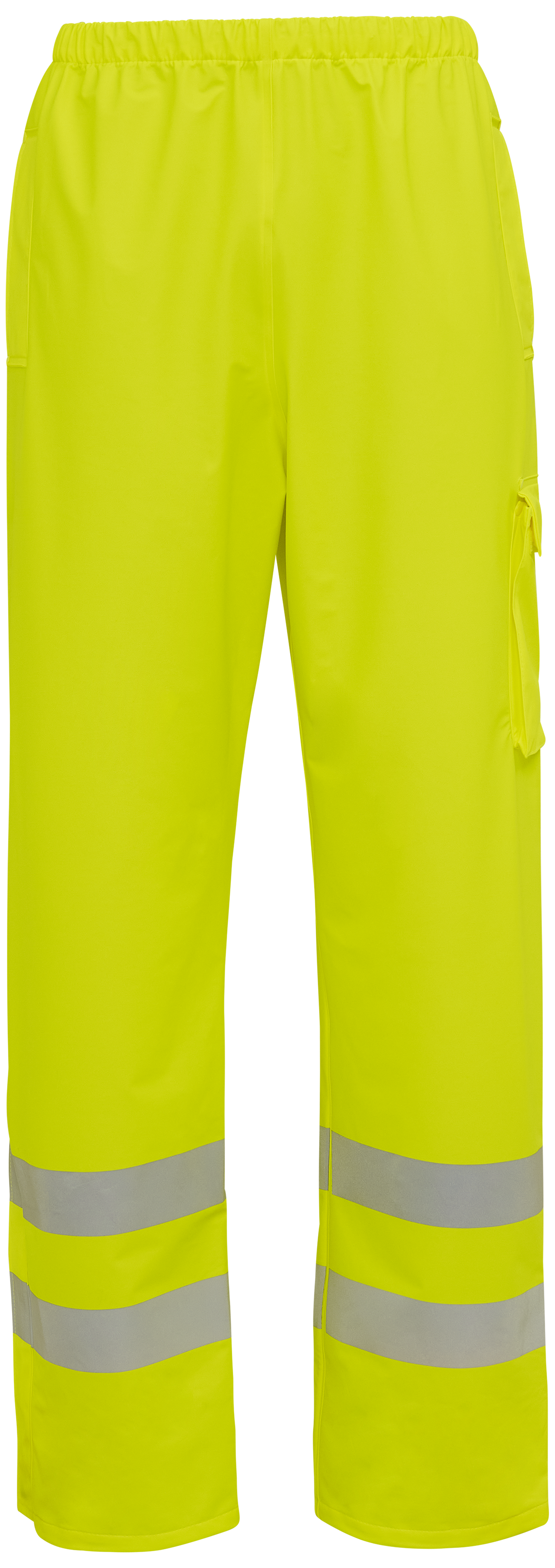 Hi-vis Taljeregnbuks    Lomme 022401r Gul Str  Xs
