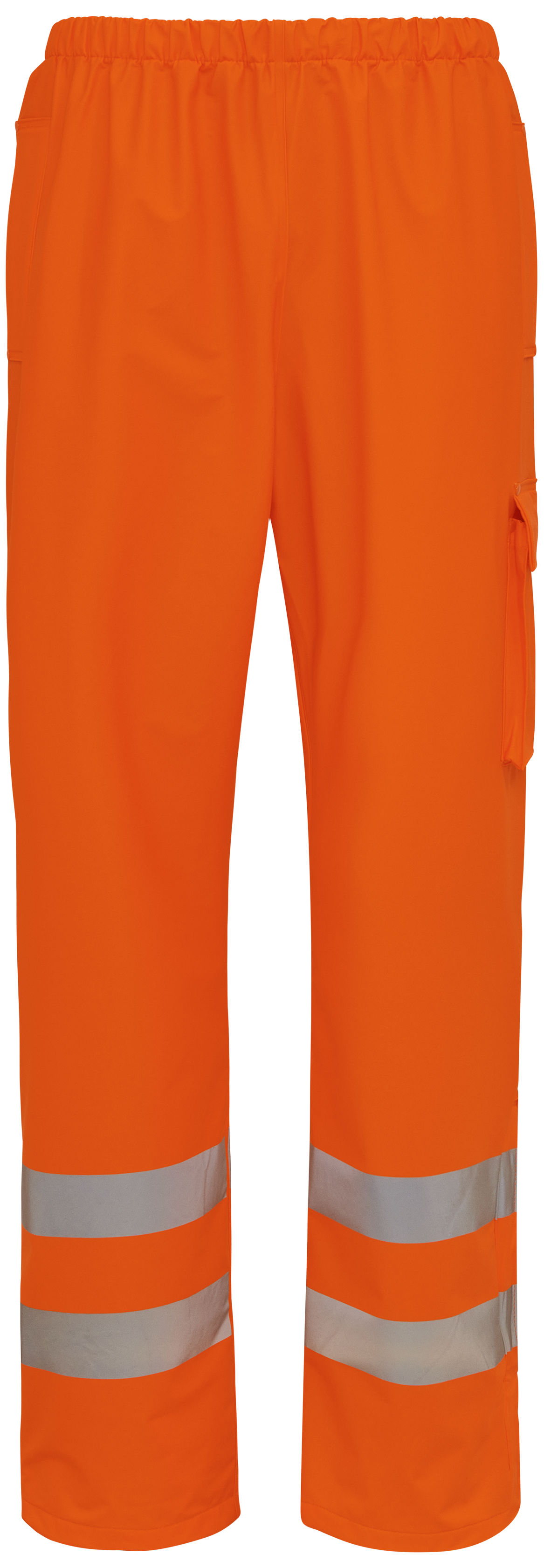 Hi-vis Taljeregnbuks    Lomme 022401r Orange Str  Xs