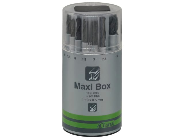 Hss Borsæt Luna Maxi Box  -10 Mm