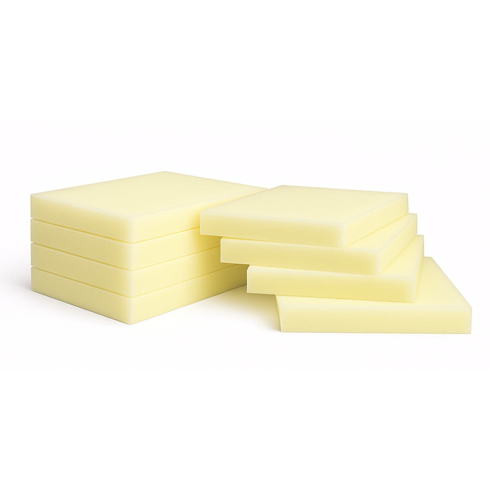 Hvide Slibesvamp 120x98x12mm 10stk Korn P100