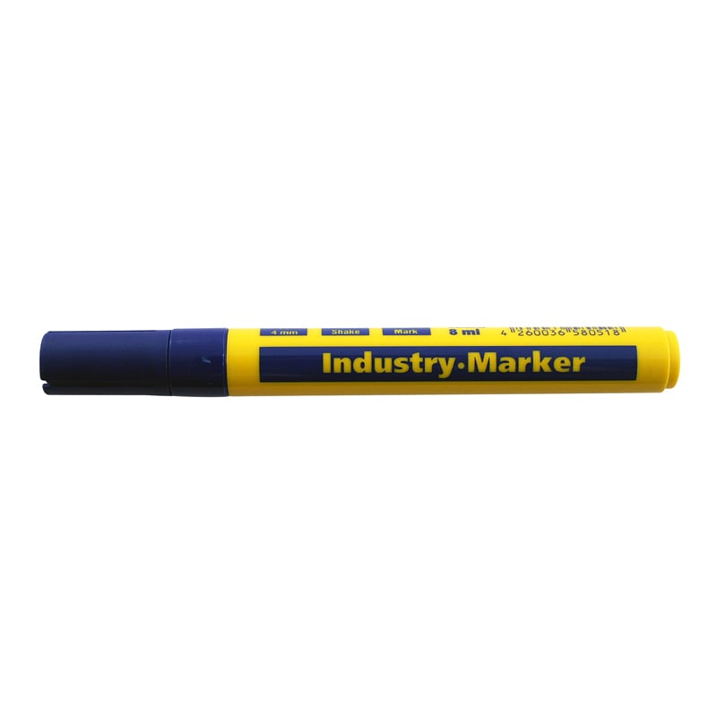 Industri Marker     Mm Blå Rund Spids  Model 0501